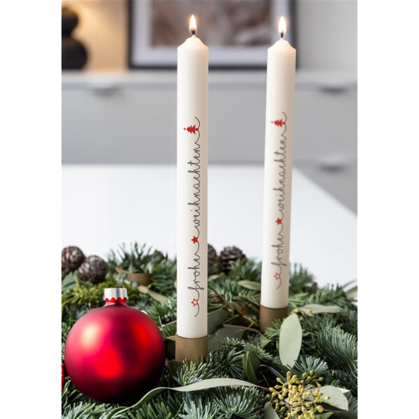 Kerzen zum Weihnachtsfest