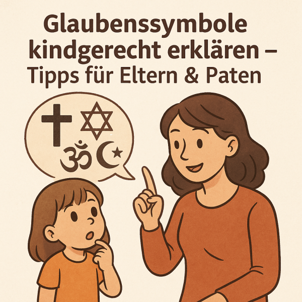 Glaubenssymbole  - Glaubenssymbole kindgerecht erklären – Tipps für Eltern &amp; Paten