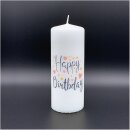 Kerzenbote Spruchkerze Happy Birthday