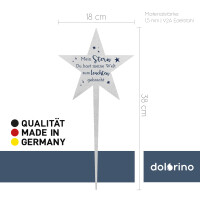 Grabstecker Stern Mein Stern