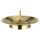 Kerzenleuchter "Spirale" mit Dorn, gold, 12cm