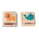 Holz Puzzle "Tiere"