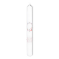 Taufkerze "Blumenkranz"