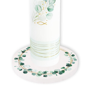 Kerzenteller "Foglio" Mamoroptik, 14cm