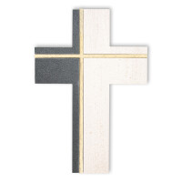 Steinkreuz Faith in Modern, mit Holzeinlage