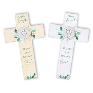 Holzkreuz "Dein Engel segne und behüte Dich"