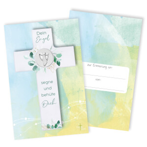 Holzkreuz "Dein Engel segne und behüte Dich"