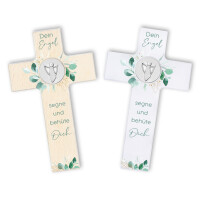Holzkreuz "Dein Engel segne und behüte Dich"