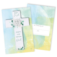 Holzkreuz "Dein Engel segne und behüte Dich"