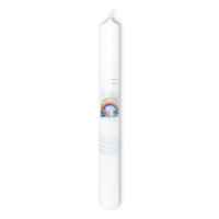 Taufkerze "Bunter Regenbogen"