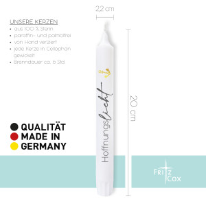 Stabkerze "Hoffnungslicht"