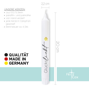 Stabkerze "Glückslicht"