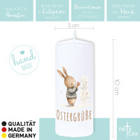 Osterkerze Ostergrüße, Osterhase 100x50