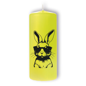 Osterkerze Hase mit Sonnenbrille 150x70