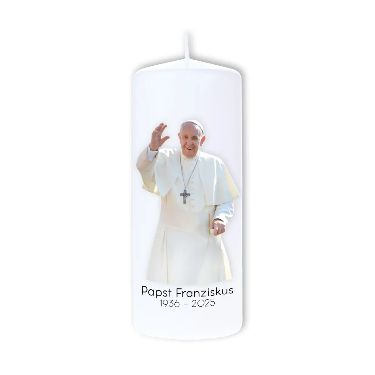 Papst Kerze Franziskus