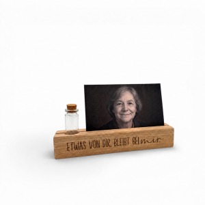 Gedenk-Fotoleiste Etwas von dir, bleibt bei mir, Andenken...