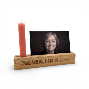 Gedenk-Fotoleiste Etwas von dir, bleibt bei mir, Andenken...