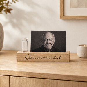 Gedenk-Fotoleiste Opa wir vermissen dich, Andenken aus...