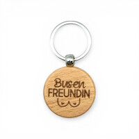 Schlüsselanhänger „Busenfreundin“ – humorvolles Freundinnen-Geschenk
