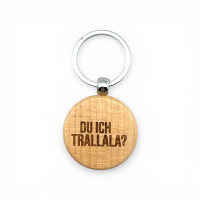 Schlüsselanhänger „Du Ich Trallala“ – humorvolle Geschenkidee für zwei