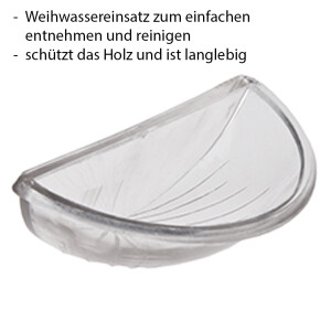 Kinderweihkessel Lebensbaum aus Holz, 11 x 9,5 cm