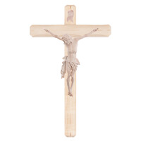 Kreuz 27 cm Linde, mit Romalith-Holzton-Korpus