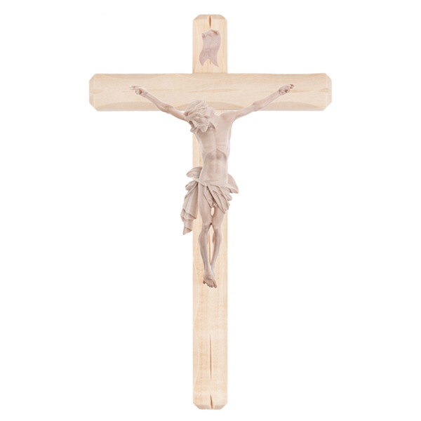 Kreuz 33 cm Linde, mit Romalith-Holzton-Korpus