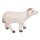 Münsterlandkrippe stehendes Schaf, vorwärts schauend 15cm Serie