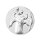 Automedaille Christophorus modern, mit Diamantenschliff-Rand 3cm