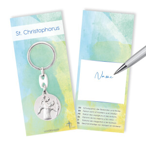 Schlüsselanhänger Christophorus