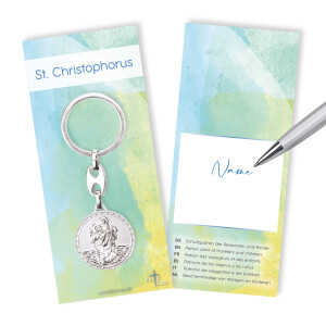 Schlüsselanhänger Christophorus
