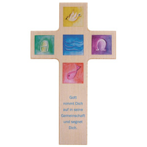 Wandkreuz Gott segne Dich 20 cm