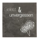 DOLORINO Grabtafel Aus Stein: Geliebt & Unvergessen