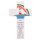 Kinderkreuz: Leuchtturm 20 cm, weiß