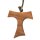 Tao-Kreuz am Band; aus Olivenholz; ca. 3 x 3 cm